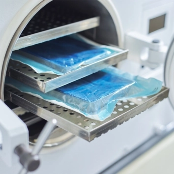 Autoclave en laboratorio