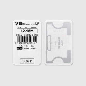 Etiqueta RFID Dipole hang tag