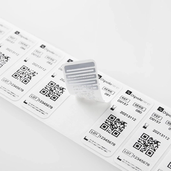 Etiqueta RFID vial laboratorio Dipole
