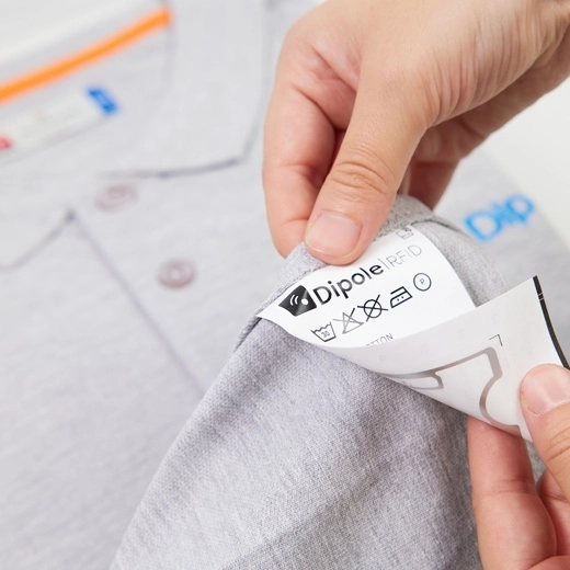 Etiquetas RFID Dipole Textil Aplicación