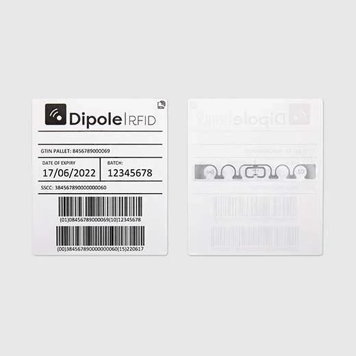 Etiquetas RFID Logística Detalle Dipole